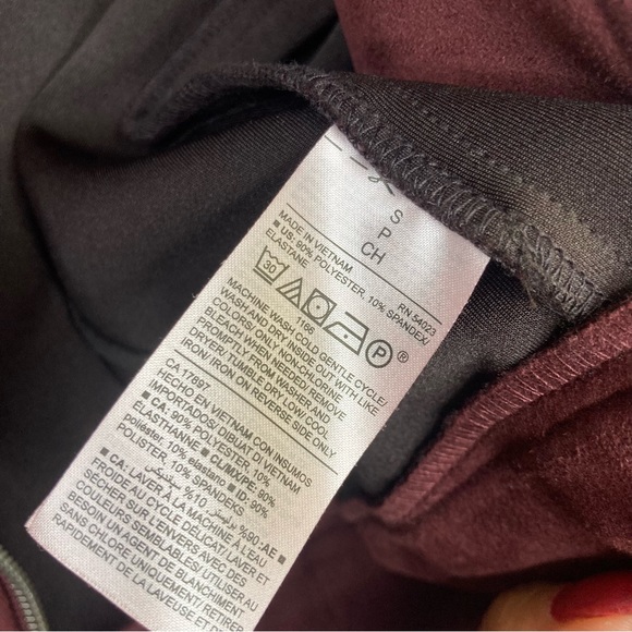 Old Navy Faux Suede Zip Up Moto Jacket size Small - Picture 5 of 11